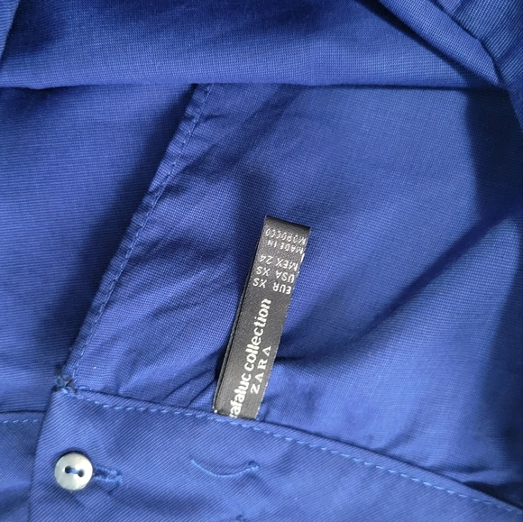 Zara dark blue off shoulder - Picture 5 of 6